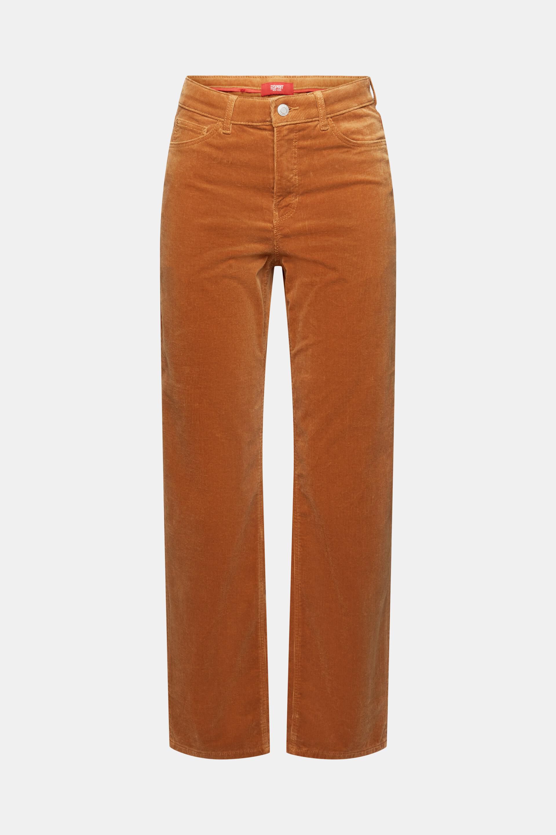 ESPRIT - High-Rise Bootcut Fit Corduroy Trousers at our online shop