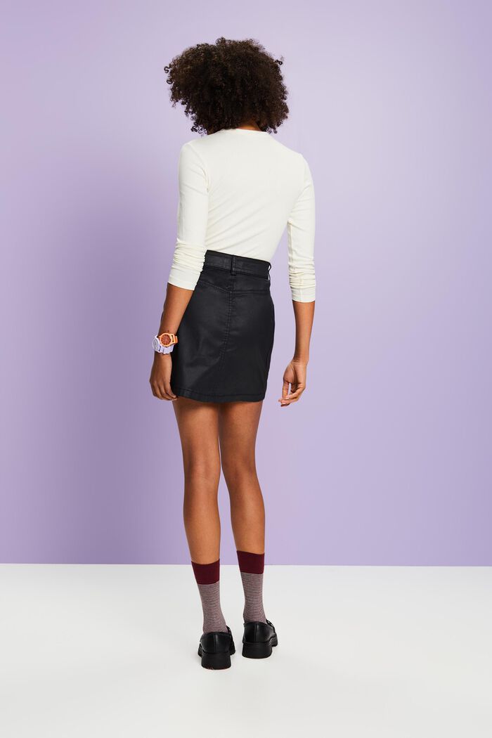 ESPRIT - Coated Mini Skirt at our Online Shop