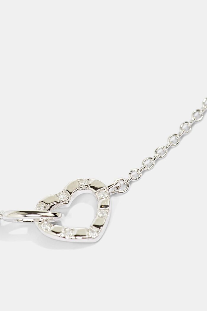 ESPRIT - Sterling silver bracelet with a heart pendant at our online shop