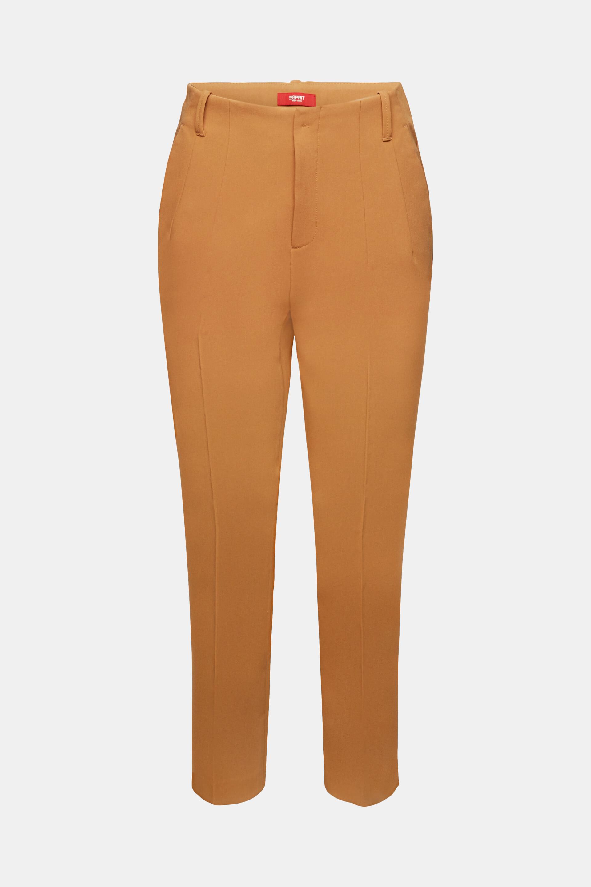 ESPRIT - High waisted chino with darts at our Online Shop