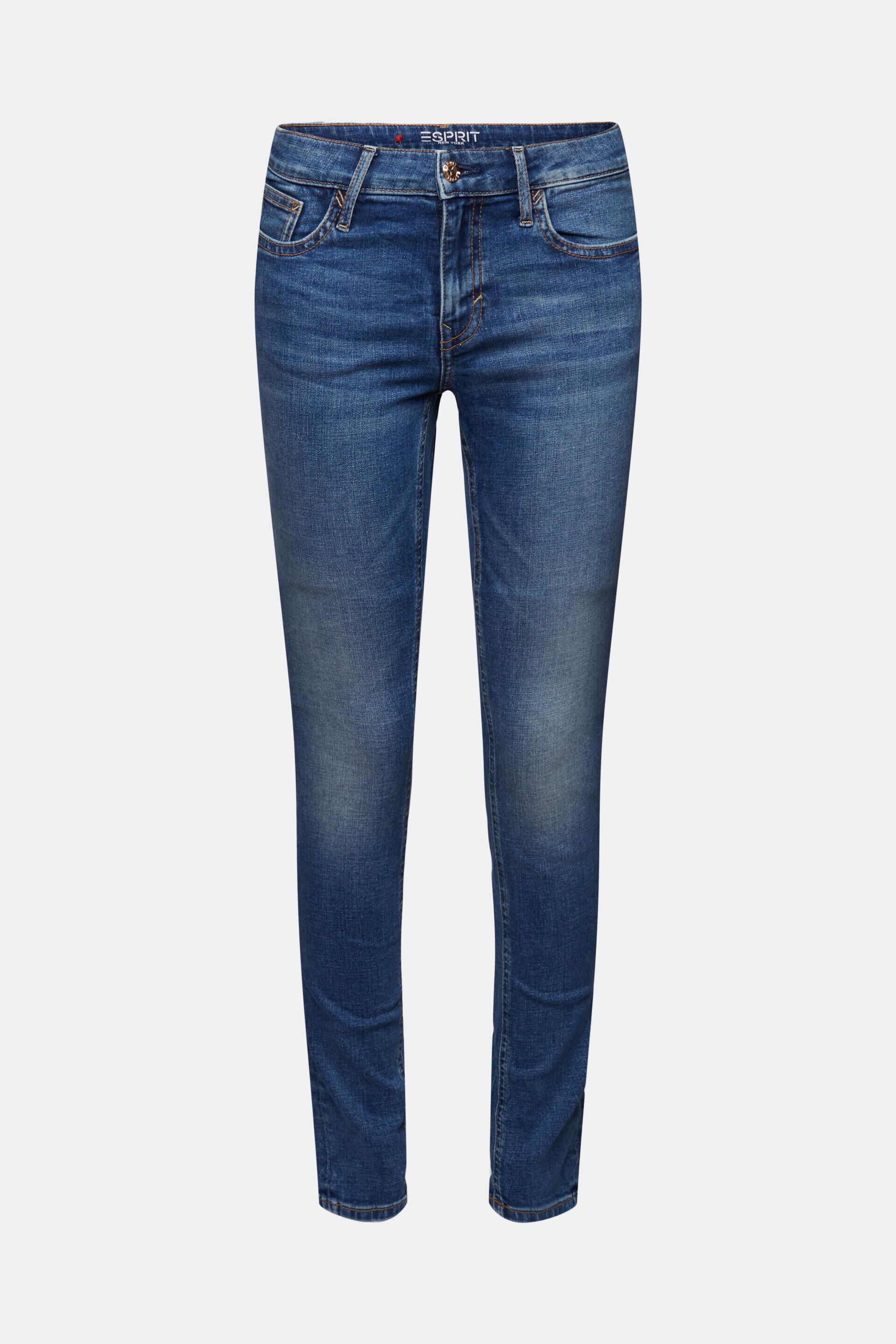 ESPRIT - Mid-Rise Skinny Jeans at our Online Shop