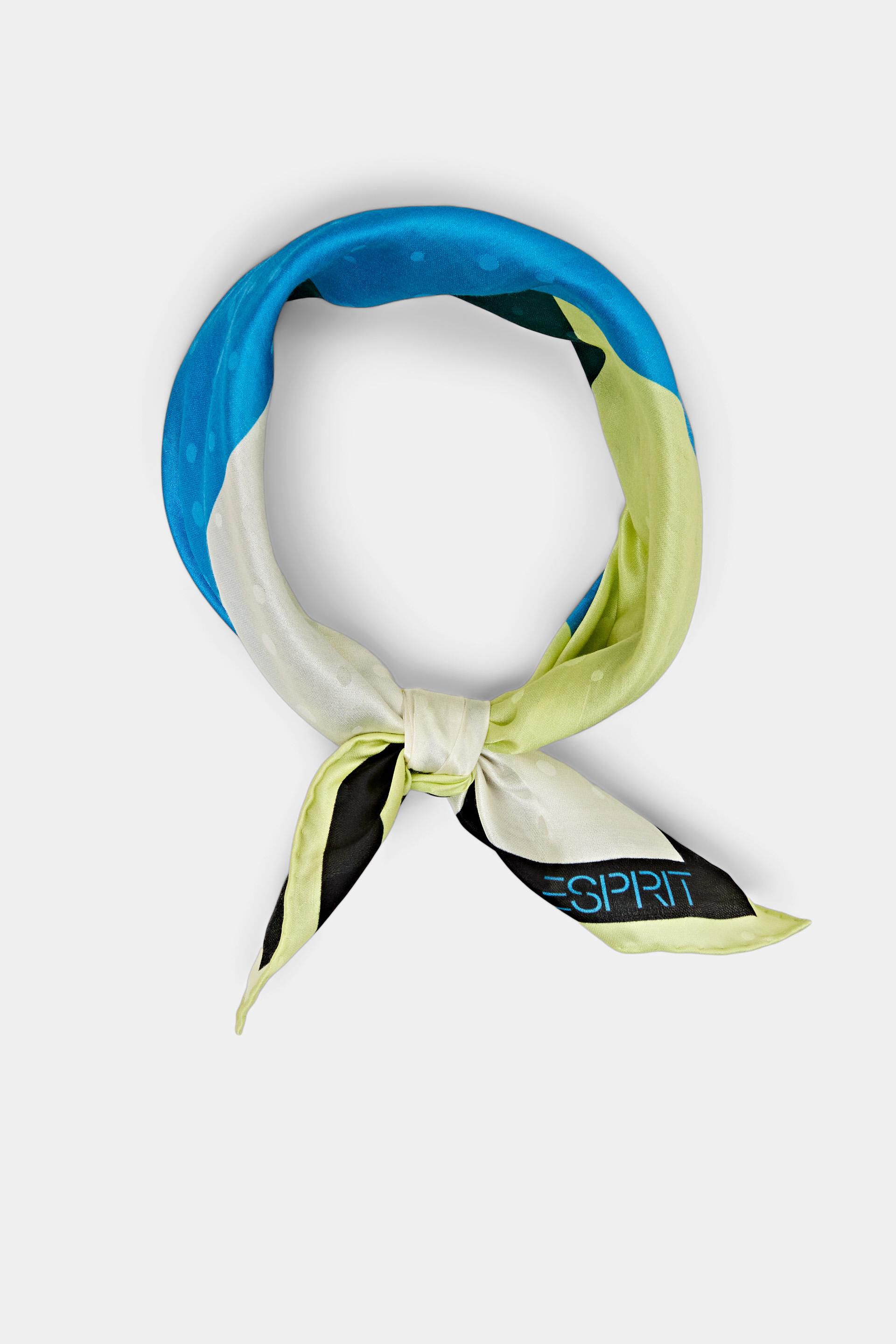 ESPRIT - Square Printed Silk Blend Bandana at our Online Shop
