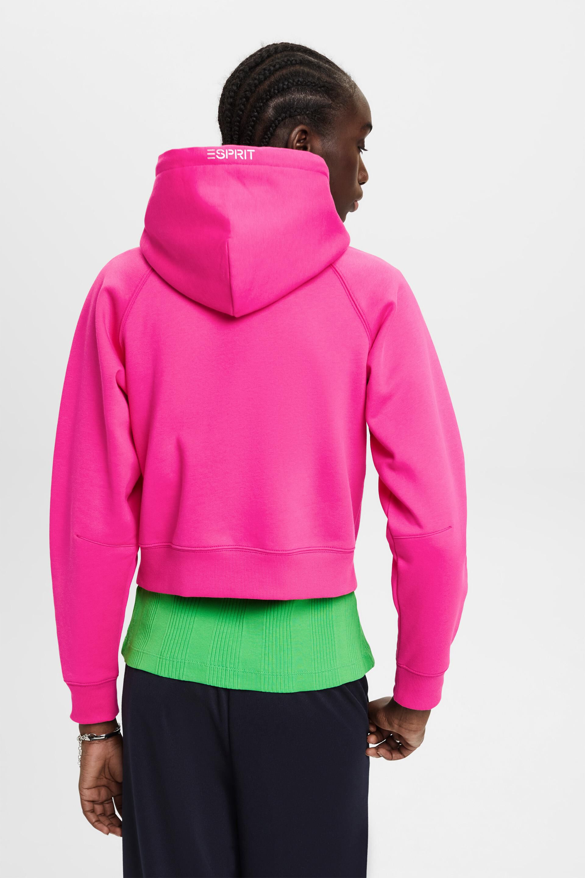 Cropped hoodie with dolphin logo at our Online Shop - ESPRIT