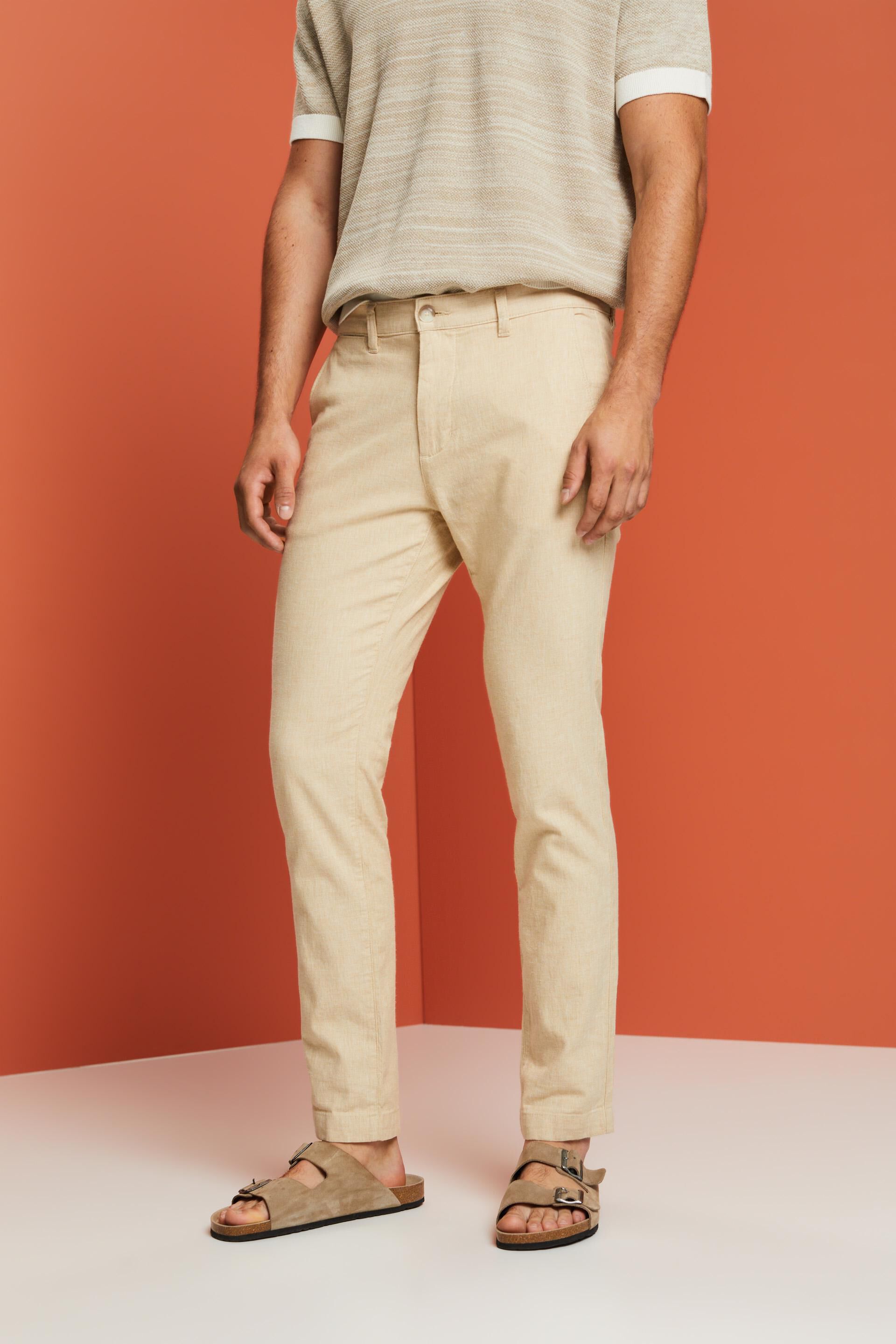 ESPRIT - Summer chino trousers at our Online Shop