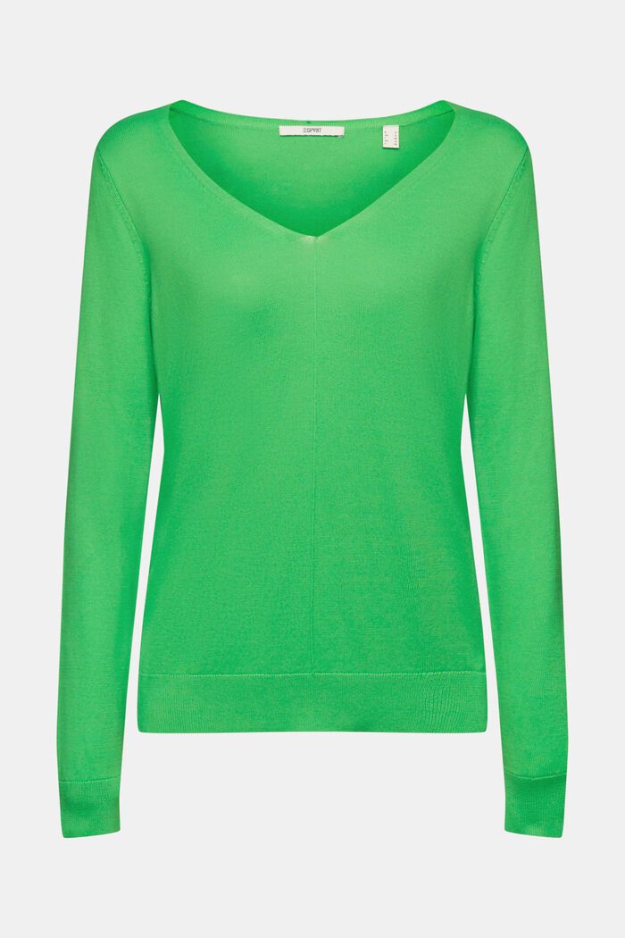V-Neck Light Green Embroidered Cotton Tunic, SMIRITI-01