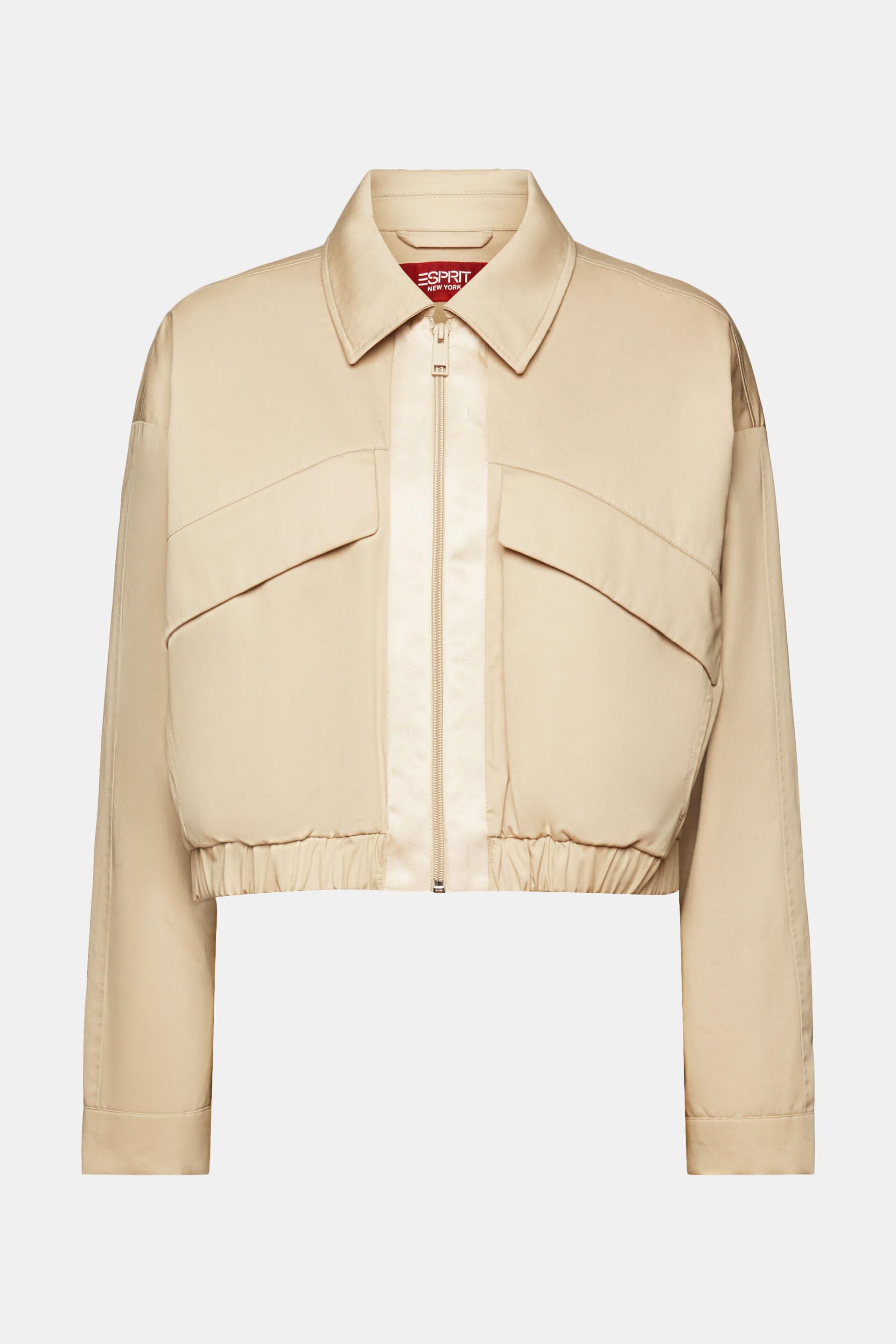ESPRIT - Cotton Twill Jacket at our Online Shop
